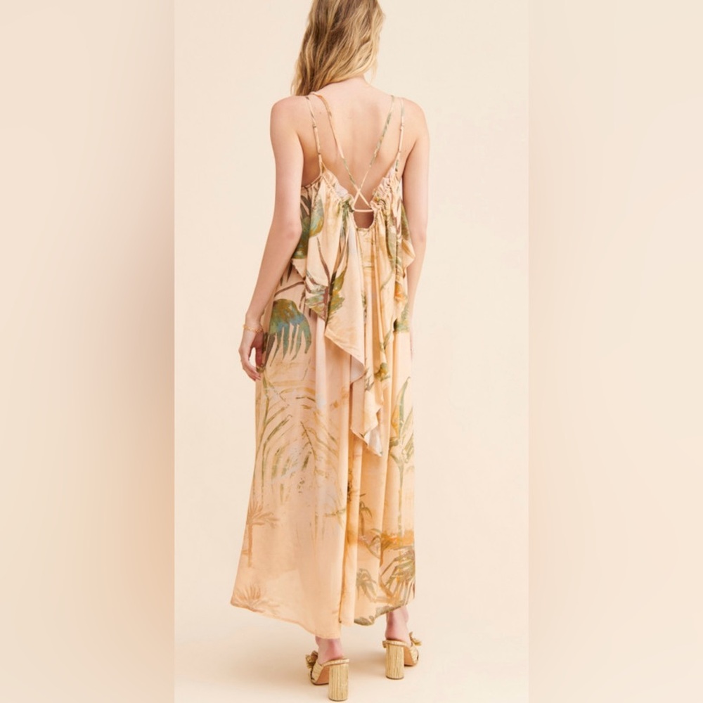 Anthropologie TK‎ Strappy Maxi Dress-Size XXS